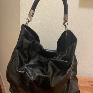 Yves Saint Laurent patent leather Roady bag